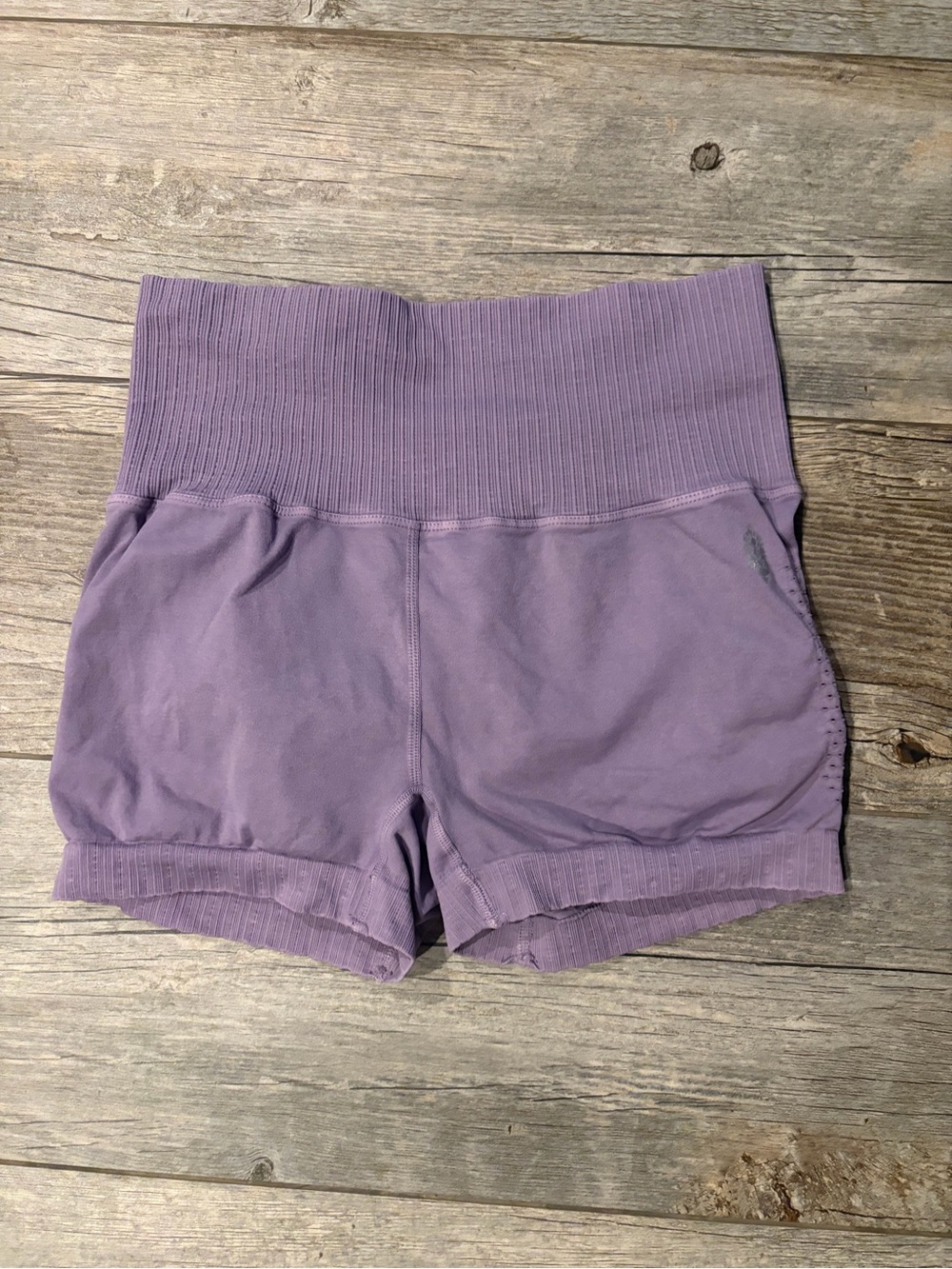 Free people purple bootie biker  shorts sz M/L